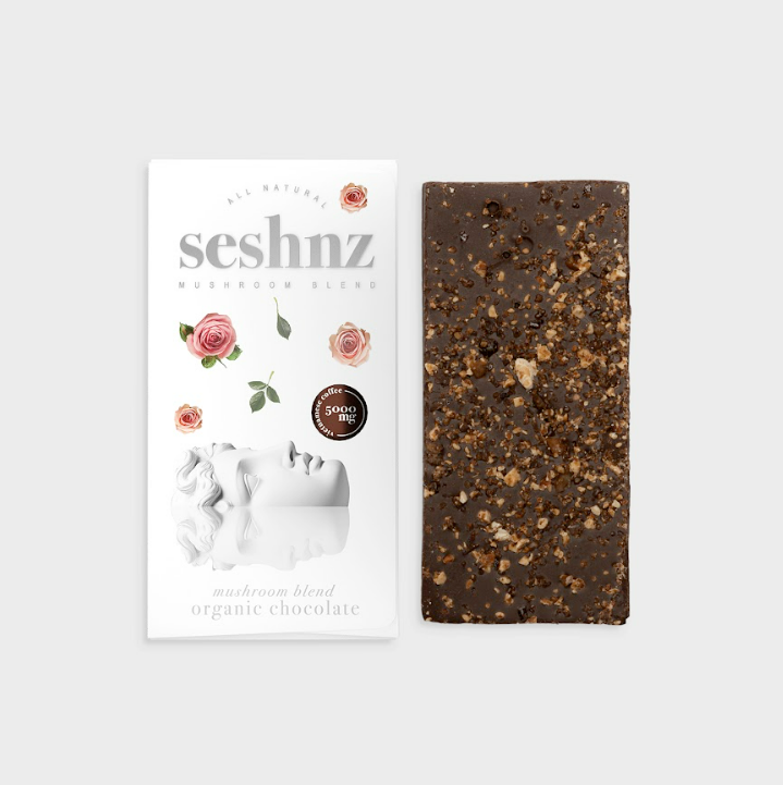 SESHNZ 5 g mushroom blend chocolate bar - Vietnamese Coffee