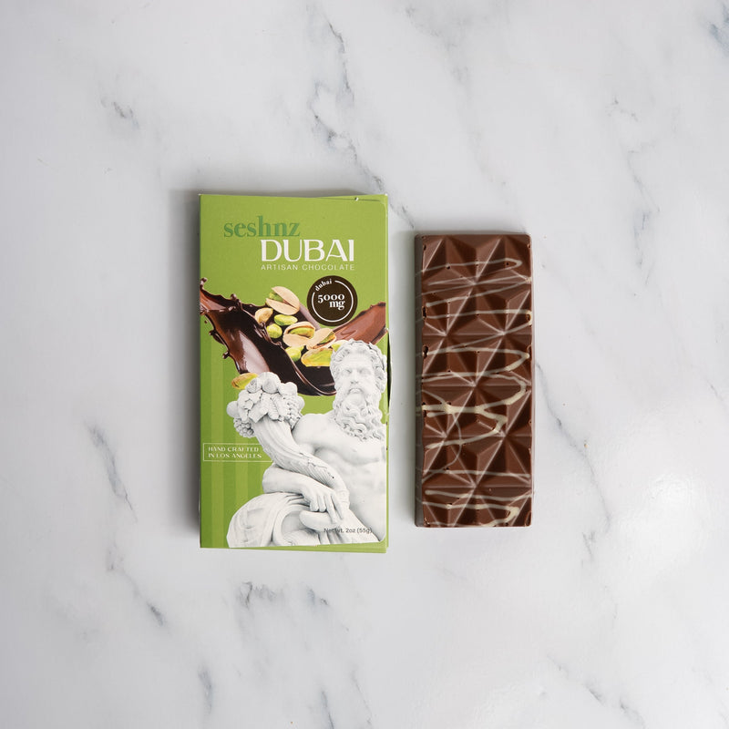 SESHNZ | Chocolate Bar | 10000 mg | Dubai Dark Chocolate