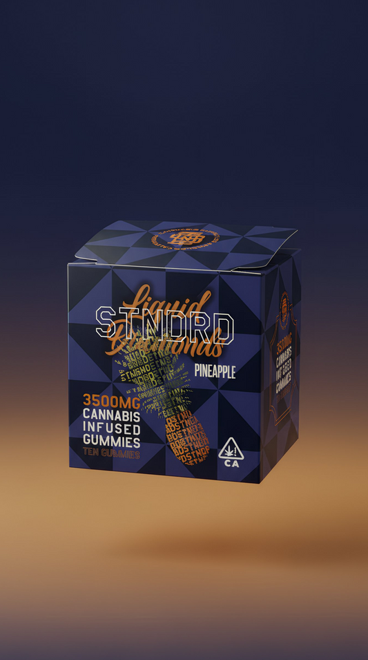 STNDRD - Gummy - 3500 mg - Liquid Diamond - Indica- Pineapple - (Pk 1) ($45 ea.)