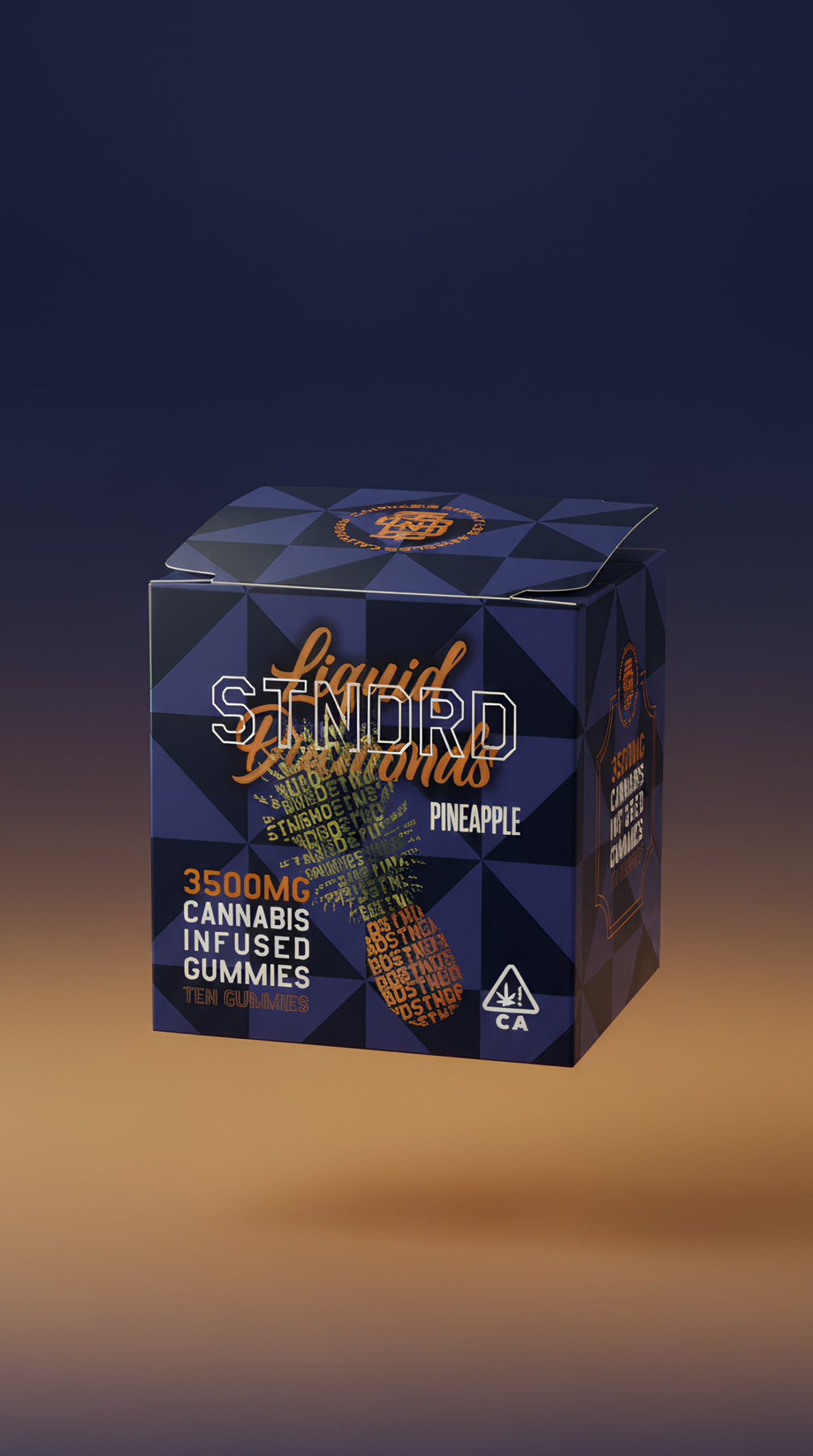 STNDRD - Gummy - 3500 mg - Liquid Diamond - Sativa - Pineapple - (Pk 1) ($45 ea.)