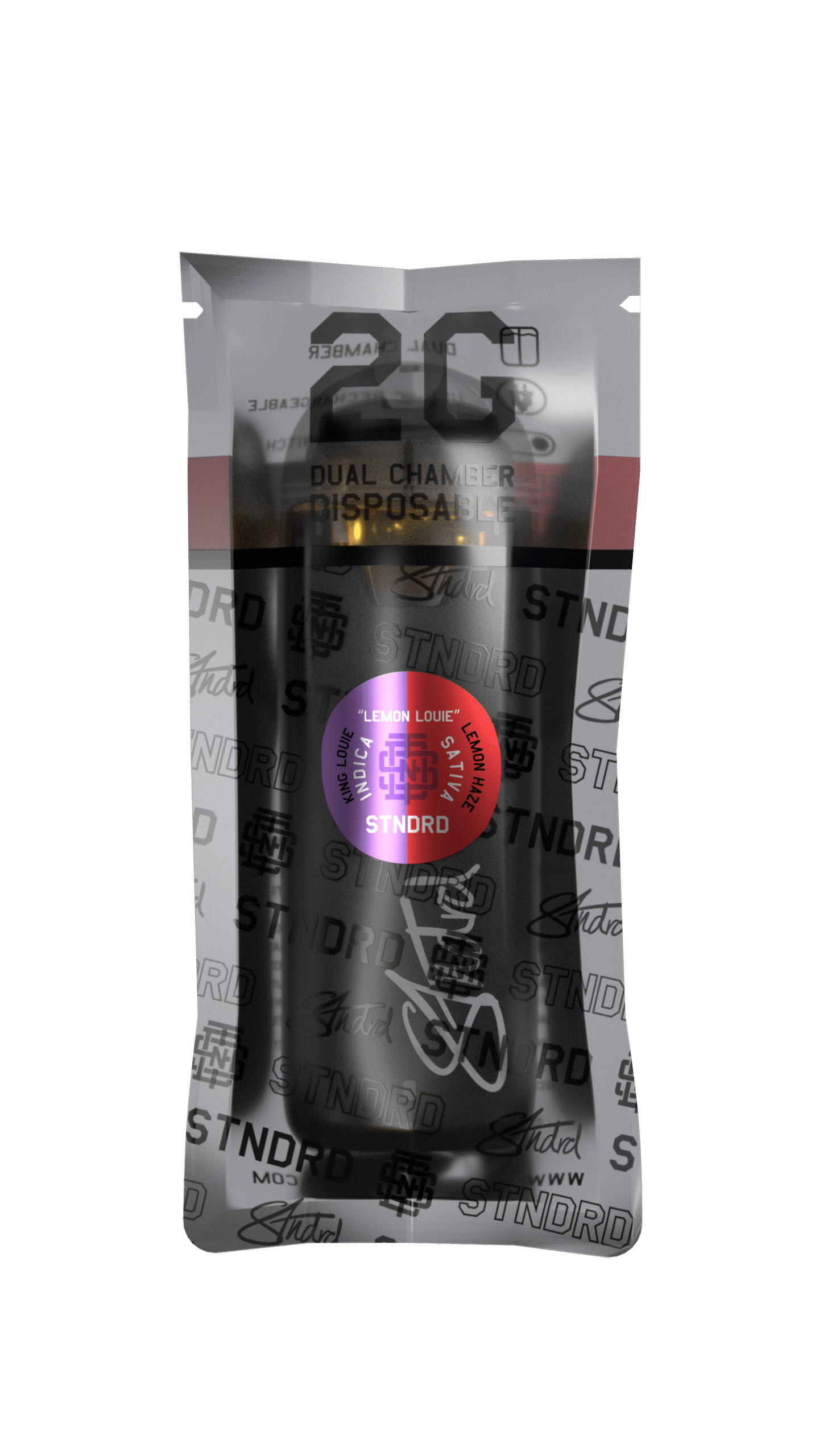 STNDRD - Disposables 2 GR - Switch - Lemon Louie (Sativa Lemon Haze & Indica King Louie) - Pk 1 - $50 ea.