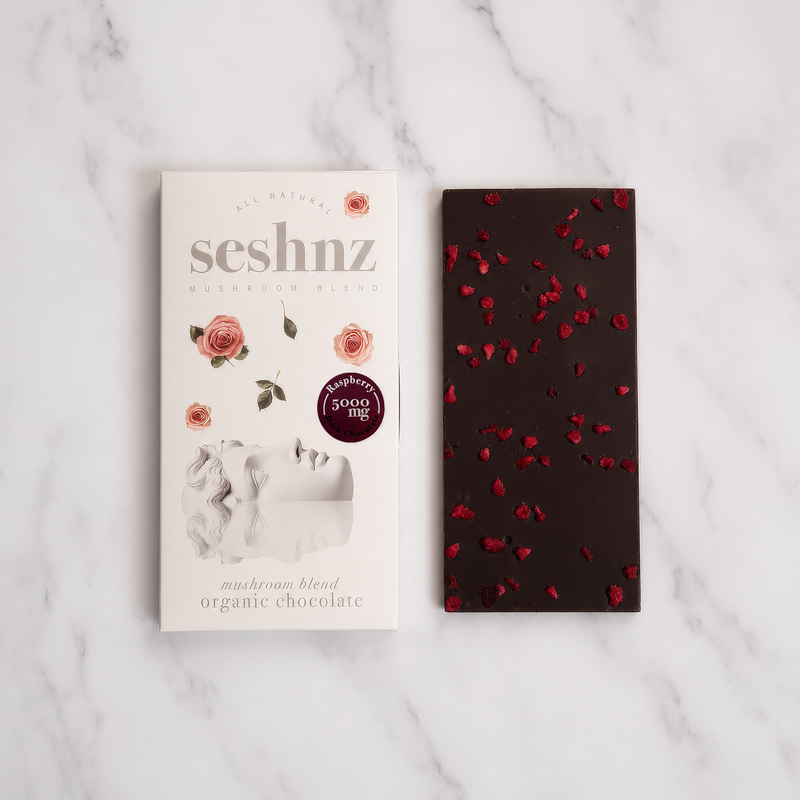 SESHNZ | Chocolate Bar | 10000 mg | Dark Chocolate Raspberry
