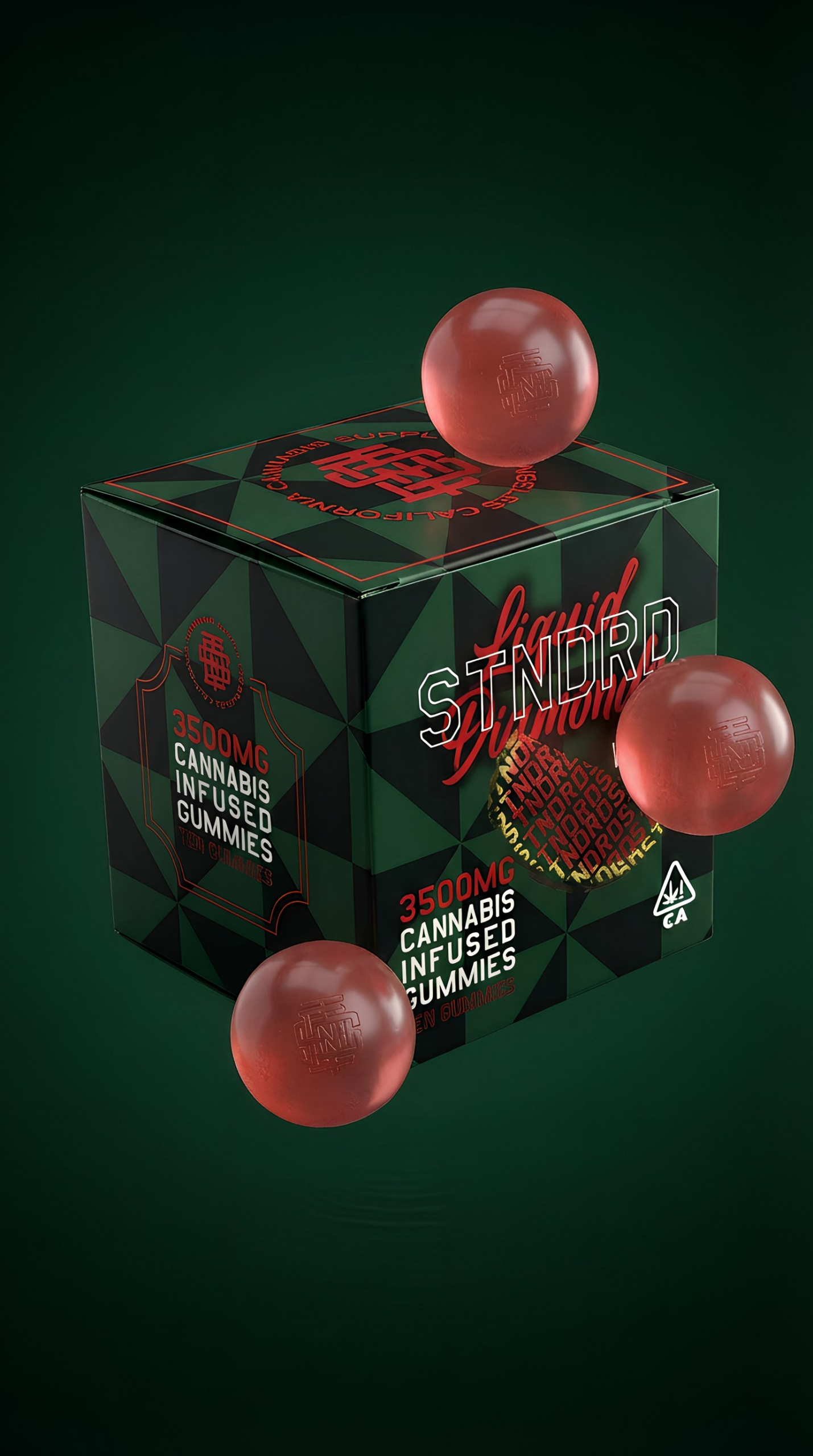 STNDRD - Gummy - 3500 mg - Liquid Diamond - Sativa - Watermelon - (Pk 1) ($45 ea.)