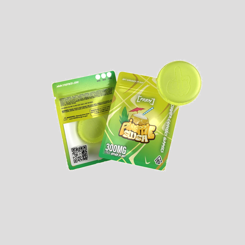 FKEM Pineapple Slush gummy, 300mg single piece