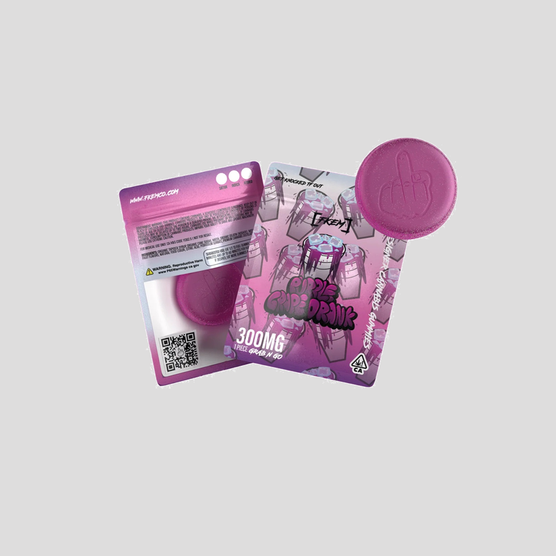 FKEM Purple Grape Drank gummy, 300mg single piece