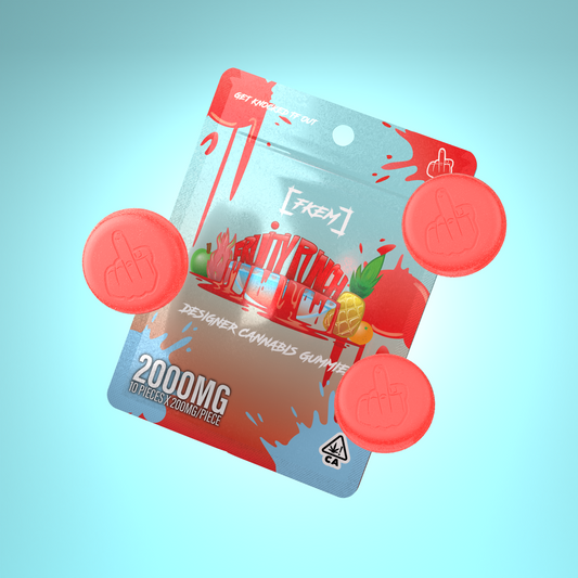 FKEM / Gummy 2000 mg / Fruity Punch / SATIVA / pk 1