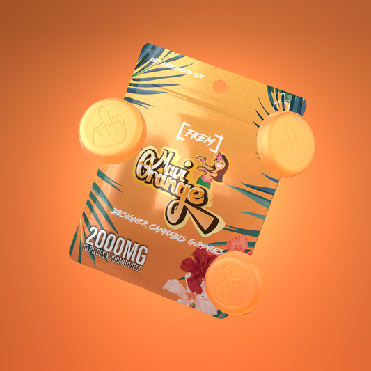 FKEM / Gummy 2000 mg / Maui Orange / INDICA / pk 1