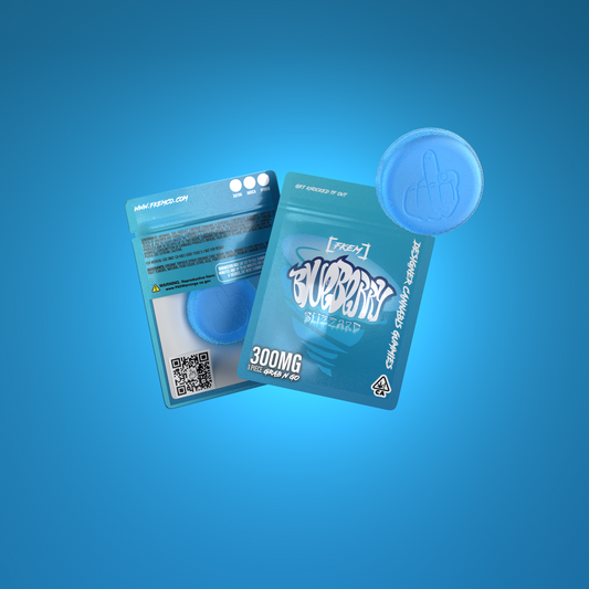 FKEM / Gummy  300 mg / Blueberry Blizzard / HYBRID / singles / pk 1