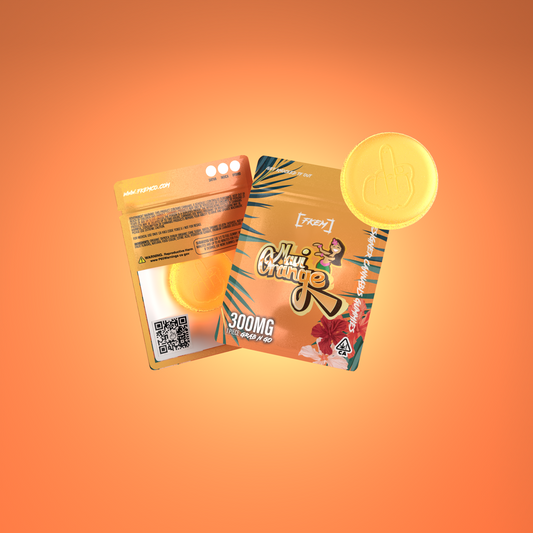 FKEM / Gummy  300 mg / Maui Orange / INDICA / singles /  pk 1