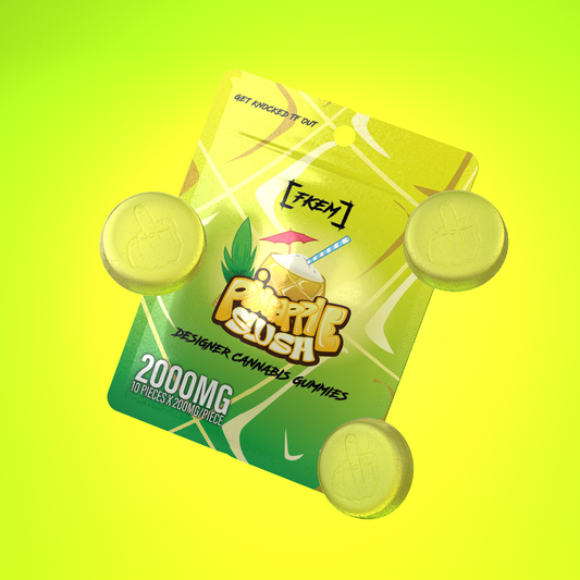 FKEM / Gummy 2000 mg / Pineapple Slush / INDICA / pk 1