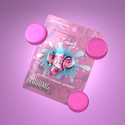 FKEM / Gummy 2000 mg / WAP / Watermelon, Apple, Pineapple / HYBRID / pk 1