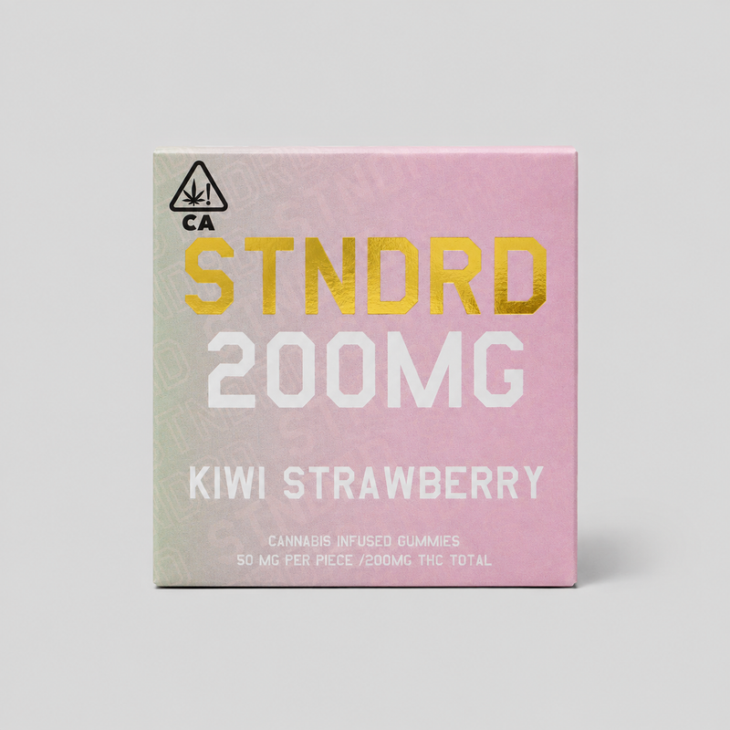 STNDRD Kiwi Strawberry gummies, 200mg pack