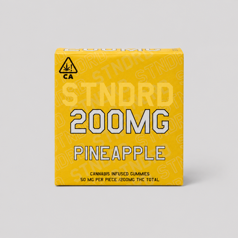 STNDRD Pineapple gummies, 200mg pack