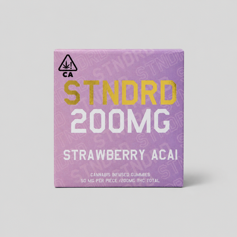 STNDRD Strawberry Acai gummies, 200mg pack