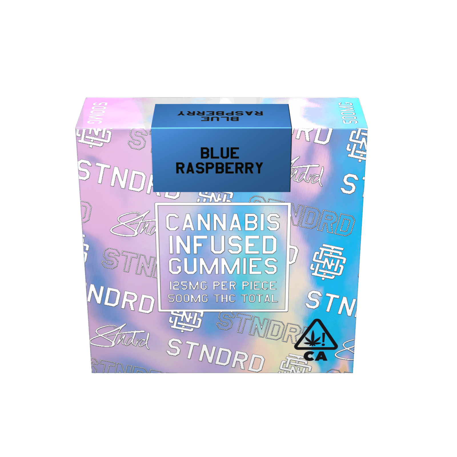 STNDRD - Gummy  500 mg - Sativa - Blue Raspberry - (Pk 1) $24 ea.