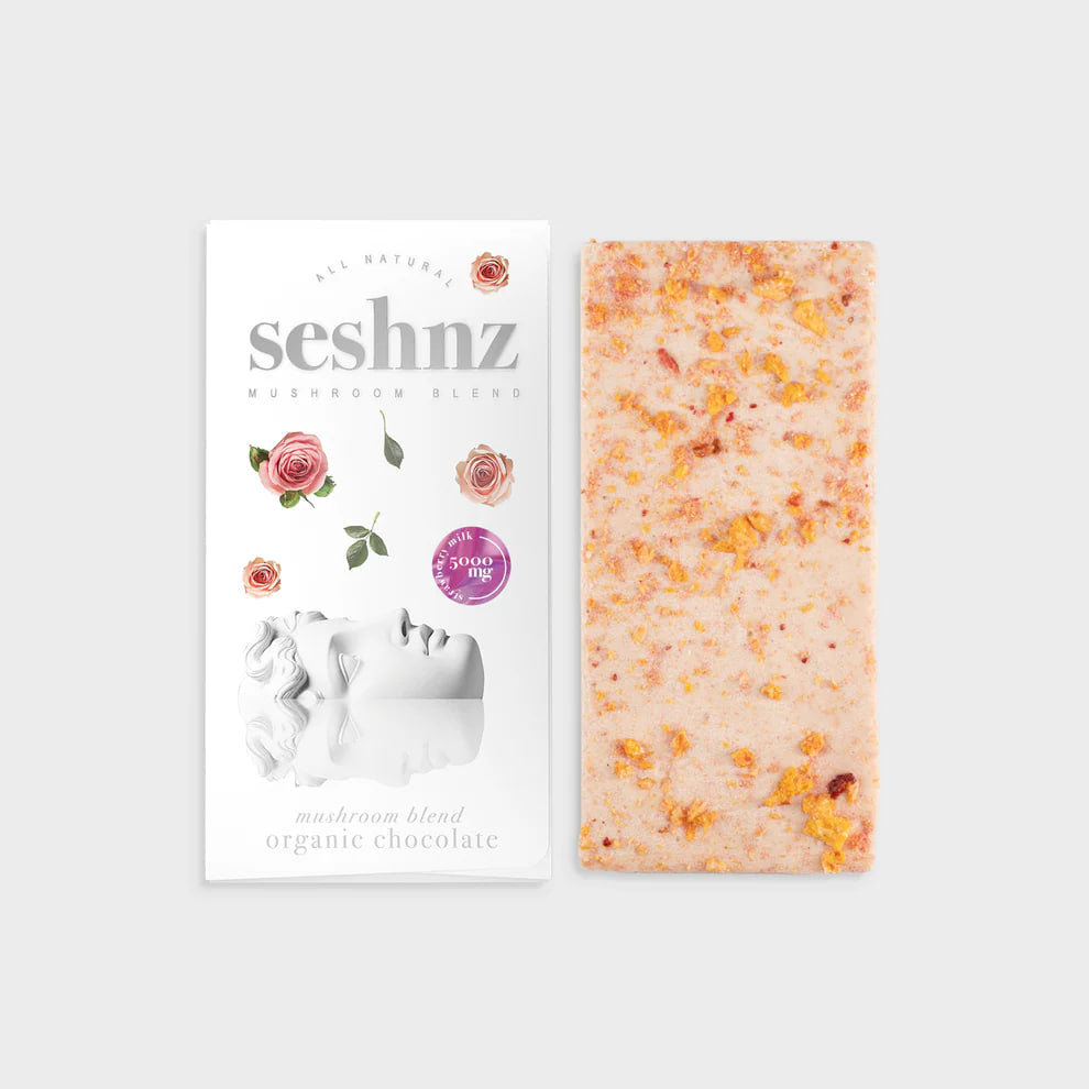 Seshnz chocolate bar mushroom blend | 5000 mg | strawberry milk | pk 1